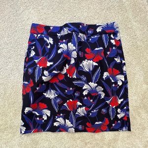Red, White & Blue J.Crew Pencil Skirt 00 never worn!